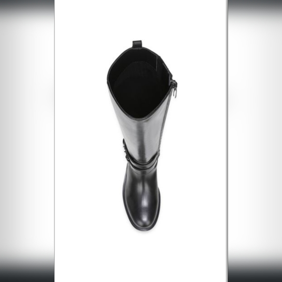 Sam Edelman Freda Black Leather Boots - Picture 5 of 7